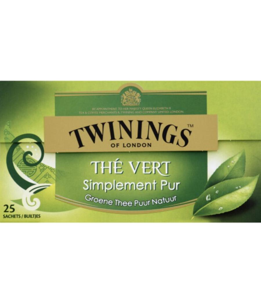 THE VERT TWININGS 25 SACHETS 37G