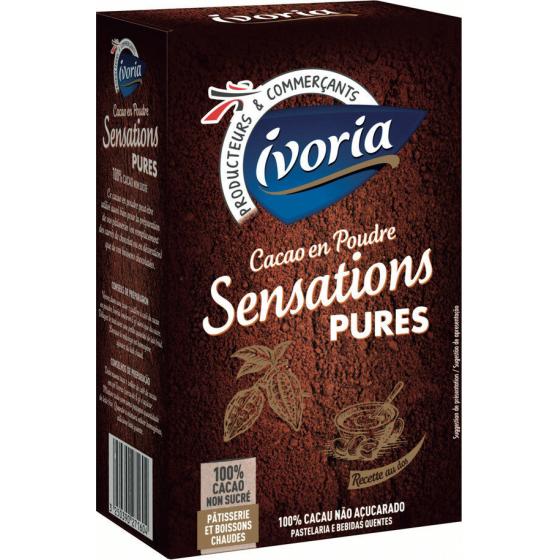 CACAO EN POUDRE SENSATIONS PURES IVORIA 250G