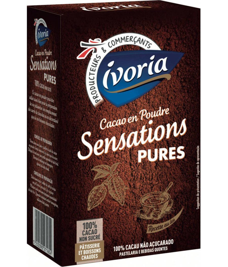 CACAO EN POUDRE SENSATIONS PURES IVORIA 250G