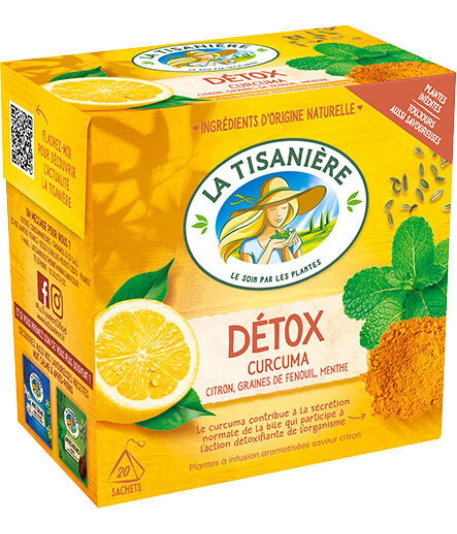 DETOX LA TISANIERE CURCUMA 20 SACHETS 37,5G