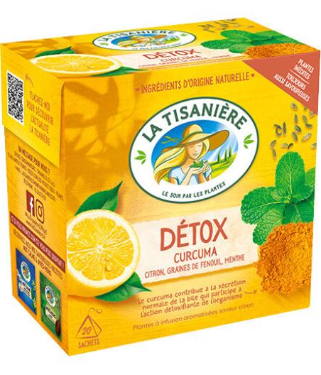 DETOX LA TISANIERE CURCUMA 20 SACHETS 37,5G