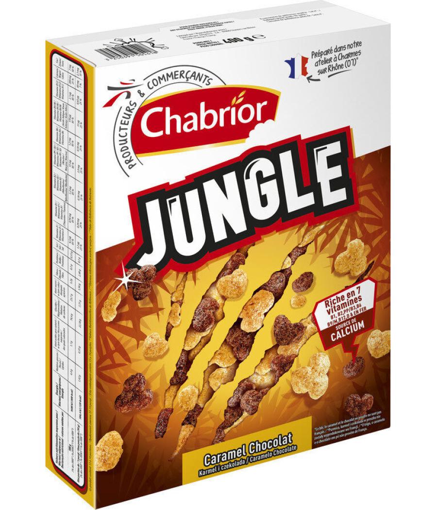 CEREALES CHABRIOR JUNGLE CARAMEL CHOCOLAT 400G