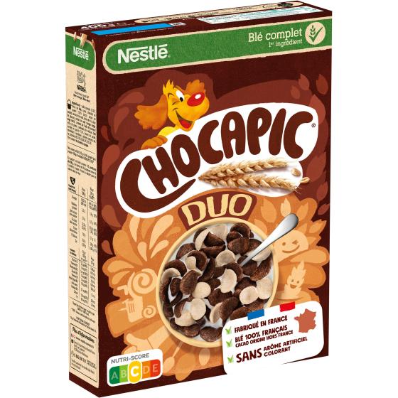 CEREALES NESTLE CHOCAPIC DUO PETIT DEJEUNER 400G