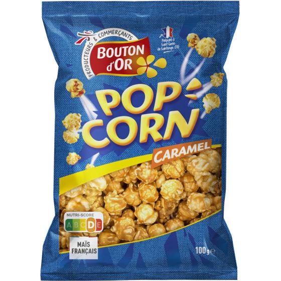 POP CORN BOUTON D'OR CARAMEL 100G