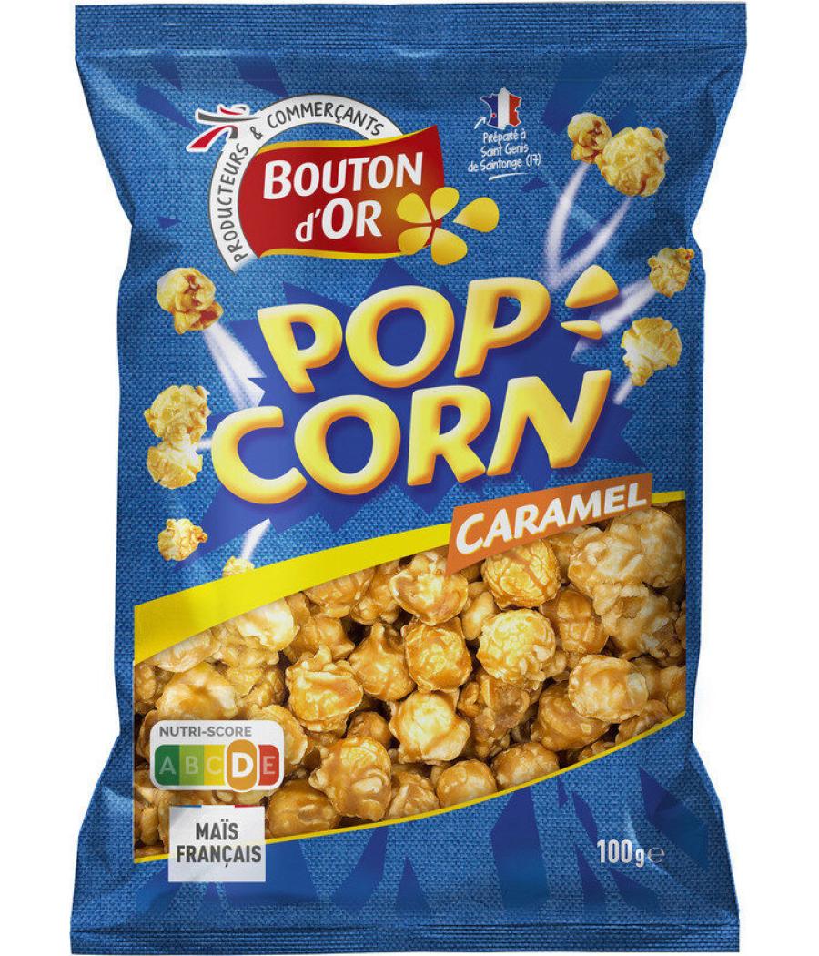 POP CORN BOUTON D'OR CARAMEL 100G