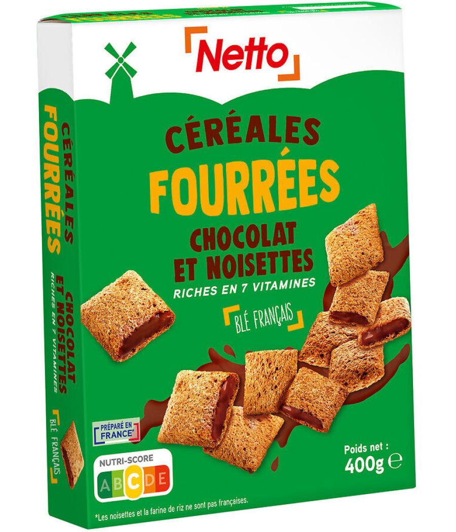 CEREALES NETTO  FOURREES CACAO NOISETTE 400G