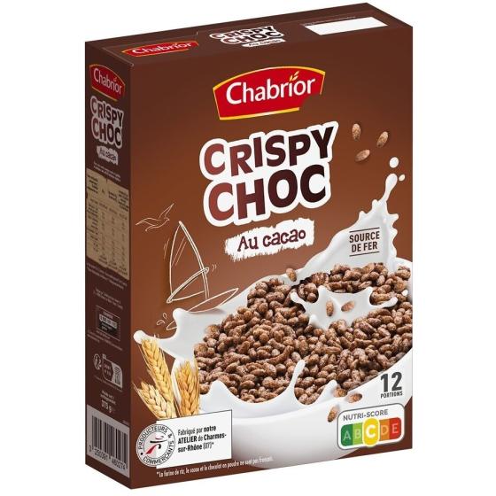 CEREALES CHABRIOR CRISPYCHOC P'TITS PRODS 375G