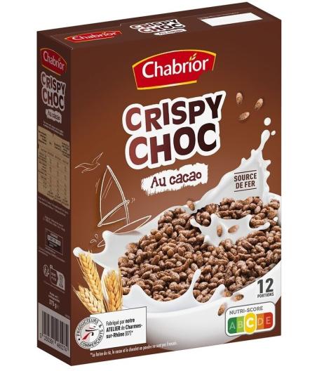 CEREALES CHABRIOR CRISPYCHOC P'TITS PRODS 375G