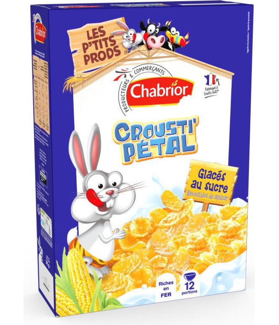 CEREALES CHABRIOR CROUSTI'PETAL GLACES AU SUCRE 375G