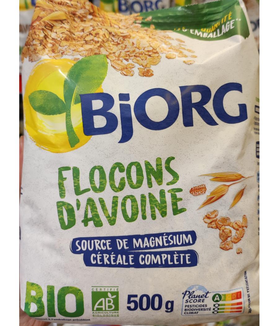 FLOCONS D'AVOINE BJORG 500G