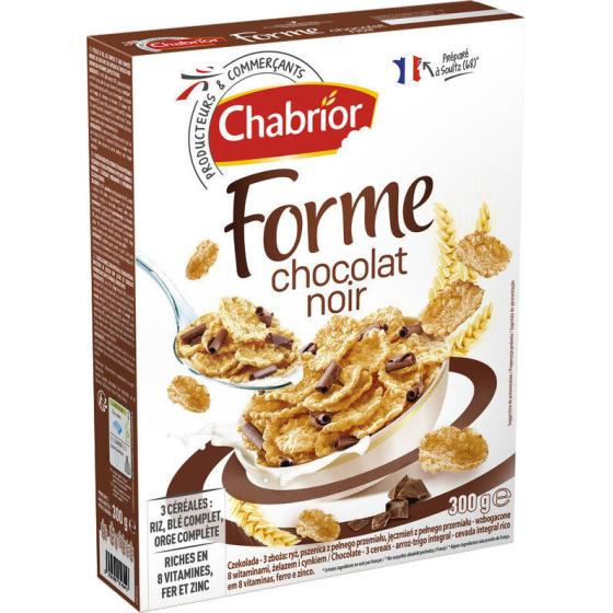 CEREALES FORME CHOCOLAT NOIR 300G