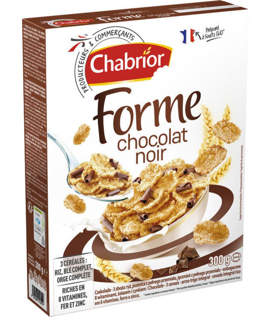 CEREALES FORME CHOCOLAT NOIR CHABRIOR 300G