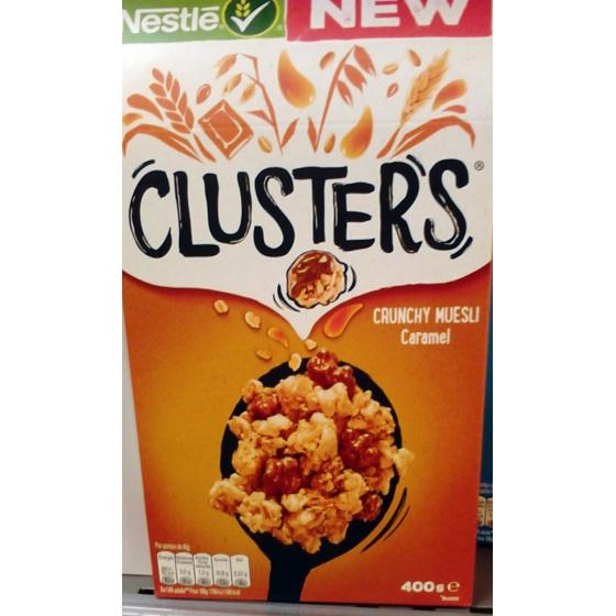 CLUSTERS CRUNCHY MUESLI CARAMEL 400 G