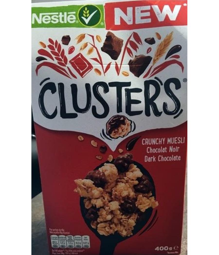 CLUSTERS CHOCOLAT NOIR 400 G