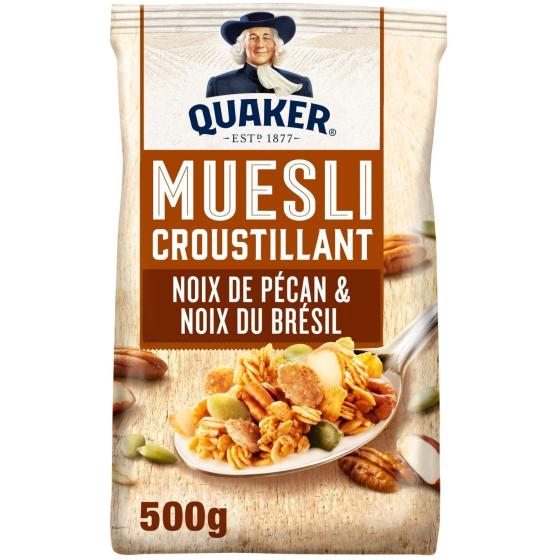 MUESLI CROUSTILLANT NOIX DE PECAN & NOIX DU BRESIL 500G