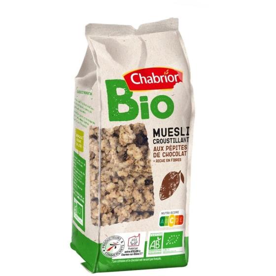 CEREALES MUESLI CROUSTILLANT AU CHOCOLAT BIO 500G