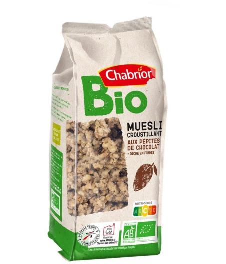 CEREALES MUESLI CROUSTILLANT AU CHOCOLAT BIO 500G