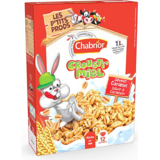 CEREALES CROUSTI' MIEL CHABRIOR 375G
