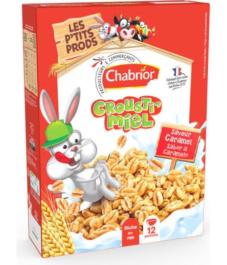 CEREALES CROUSTI' MIEL CHABRIOR 375G