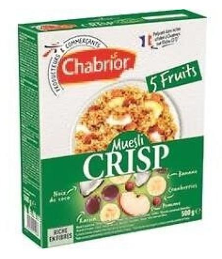 CEREALES MUESLI CRISP 5 FRUITS 500G