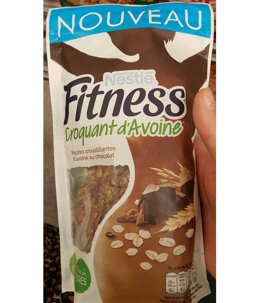 FITNESS - PEPITE CROUSTILLANTES D\'AVOINE AU CHOCOLAT CROQUANT D\'AVOINE 300G E