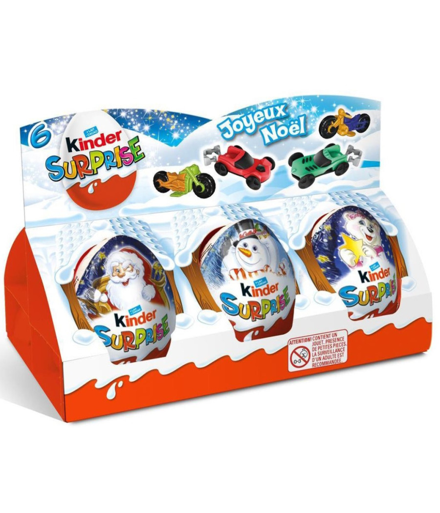 OEUFS AU CHOCOLAT KINDER SURPRISE 120G