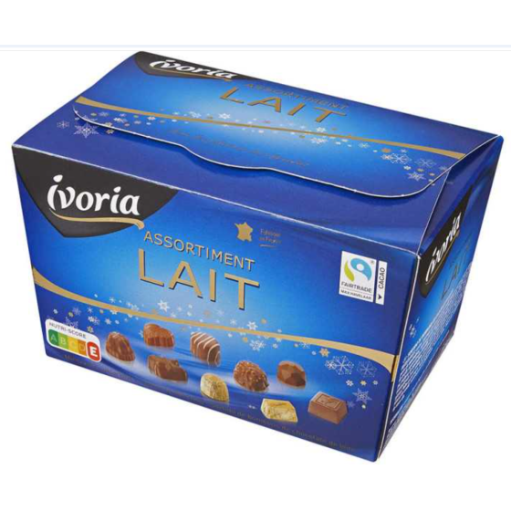 CONFISERIE IVORIA ASSORTIMENTS LAIT 215G