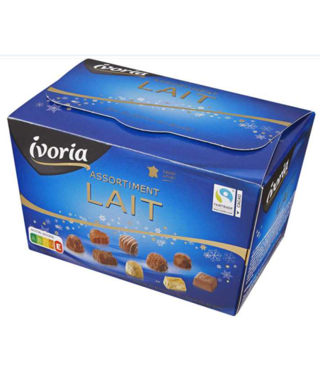 CONFISERIE IVORIA ASSORTIMENTS LAIT 215G
