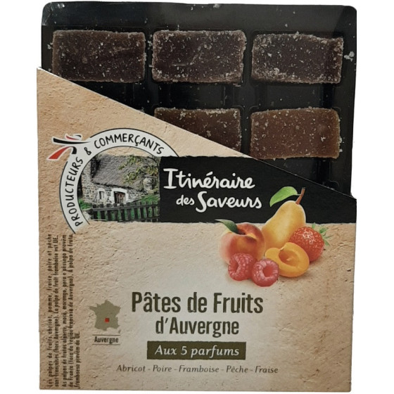 PATES DE FRUITS D\'AUVERGNE AUX 5 PARFUMS - 300G 300 G
