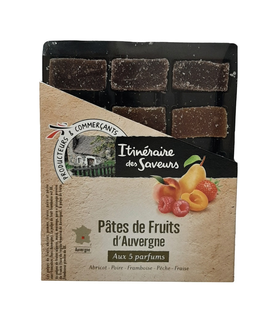 PATES DE FRUITS D\'AUVERGNE AUX 5 PARFUMS - 300G 300 G