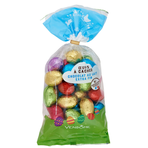 ŒUFS CREUX A CACHER AU LAIT LINDT 120G