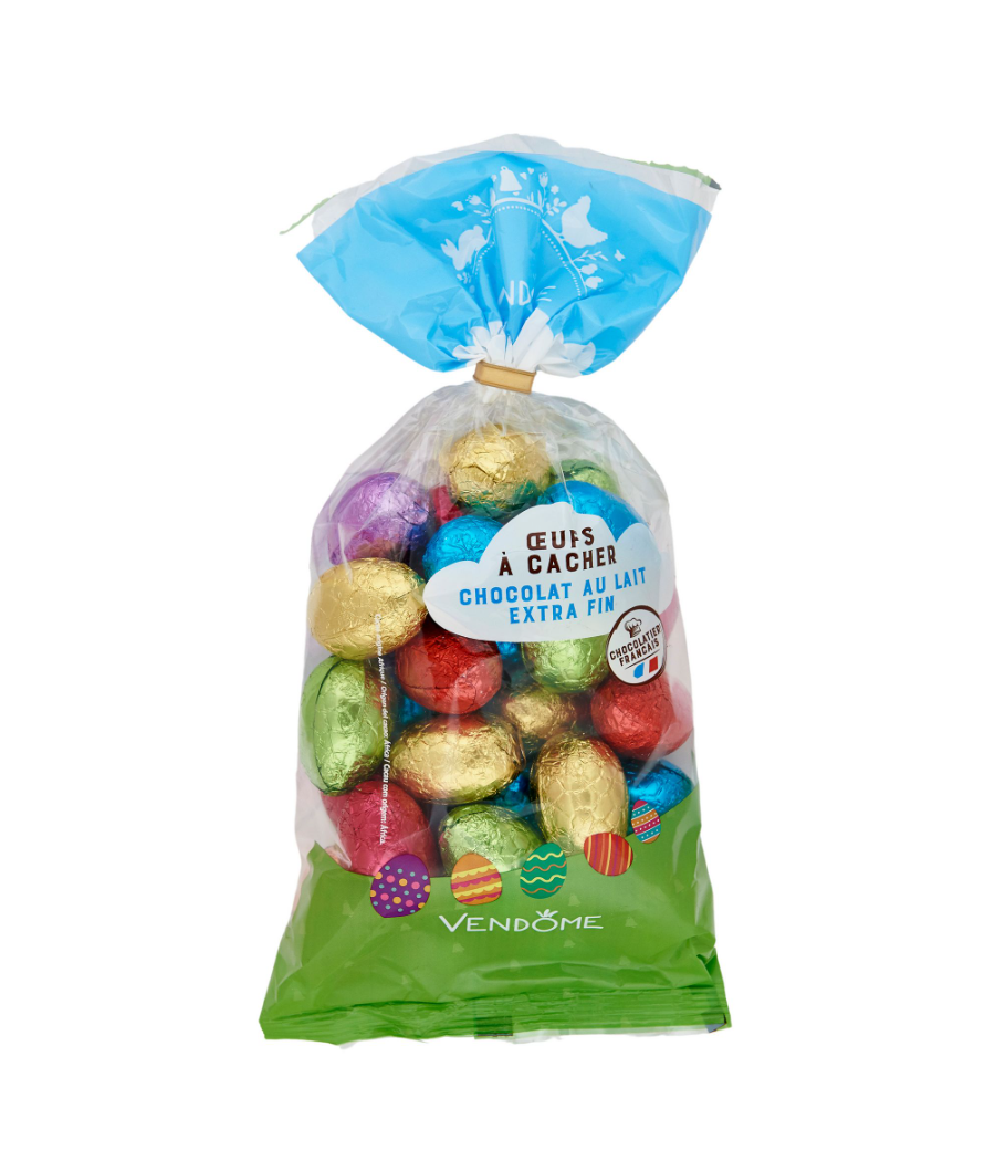 ŒUFS CREUX A CACHER AU LAIT LINDT 120G