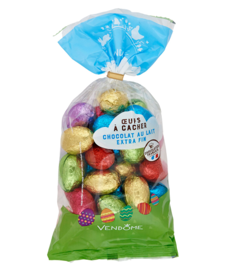 ŒUFS CREUX A CACHER AU LAIT LINDT 120G