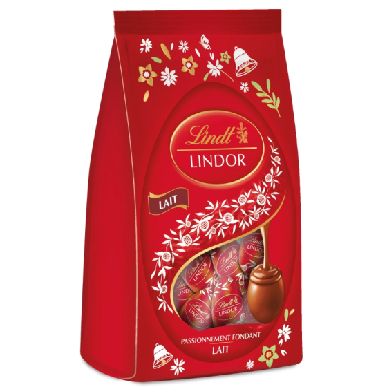 ŒUFS CHOCOLAT AU LAIT LINDOR LINDT 180G