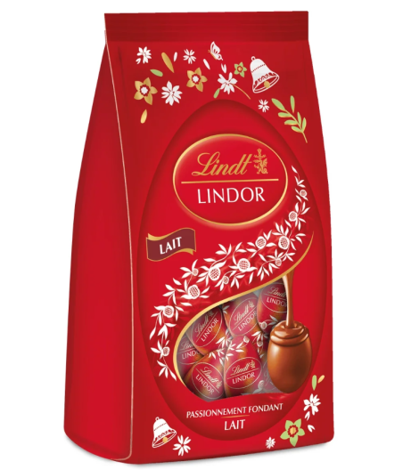 ŒUFS CHOCOLAT AU LAIT LINDOR LINDT 180G