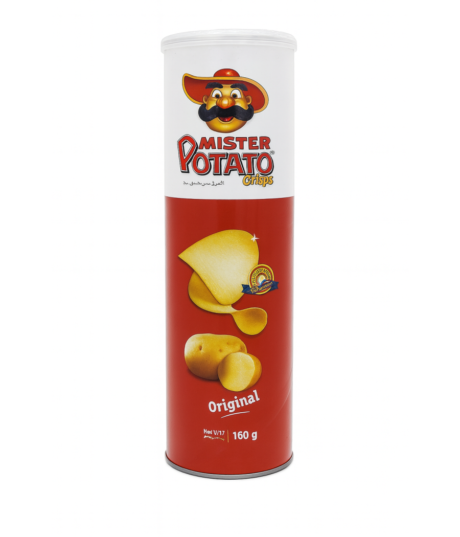 CRISPS MISTER POTATO CANISTER ORIGINAL 125G