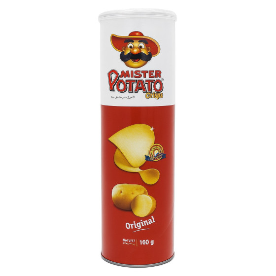 CRISPS MISTER POTATO CANISTER ORIGINAL 125G