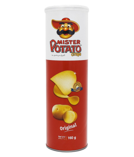 CRISPS MISTER POTATO CANISTER ORIGINAL 125G
