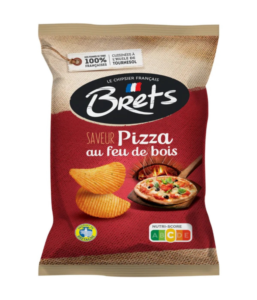 CHIPS SAVEUR PIZZA AU FEU DE BOIS BRETS 125G