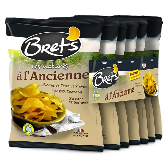 CHIPS LES NATURES A L'ANCIENNE BRETS 6X 25G