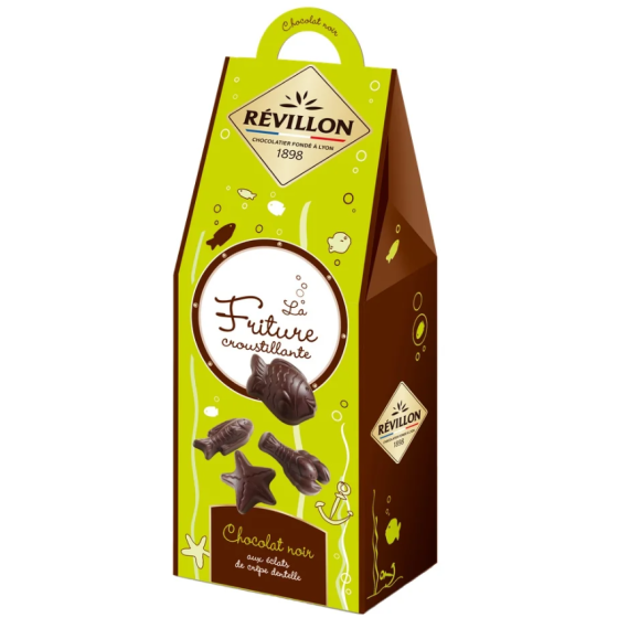 LA FRITURE CROUSTILLANTE CHOCOLAT NOIR REVILLON 190G