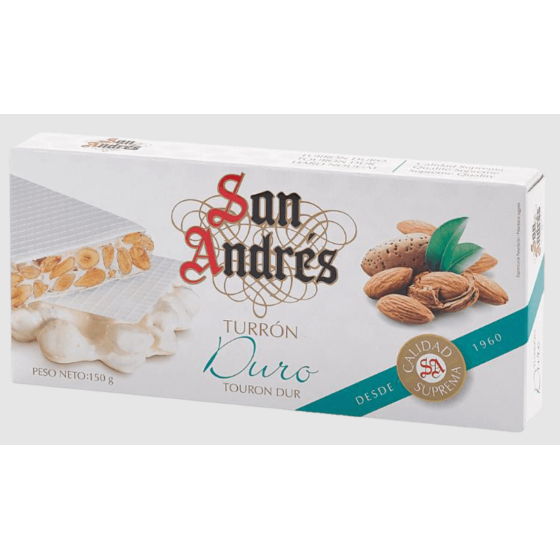 CONFISERIE SAN ANDRES TURRON DURO 150G