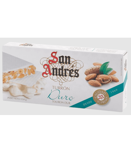 CONFISERIE SAN ANDRES TURRON DURO 150G
