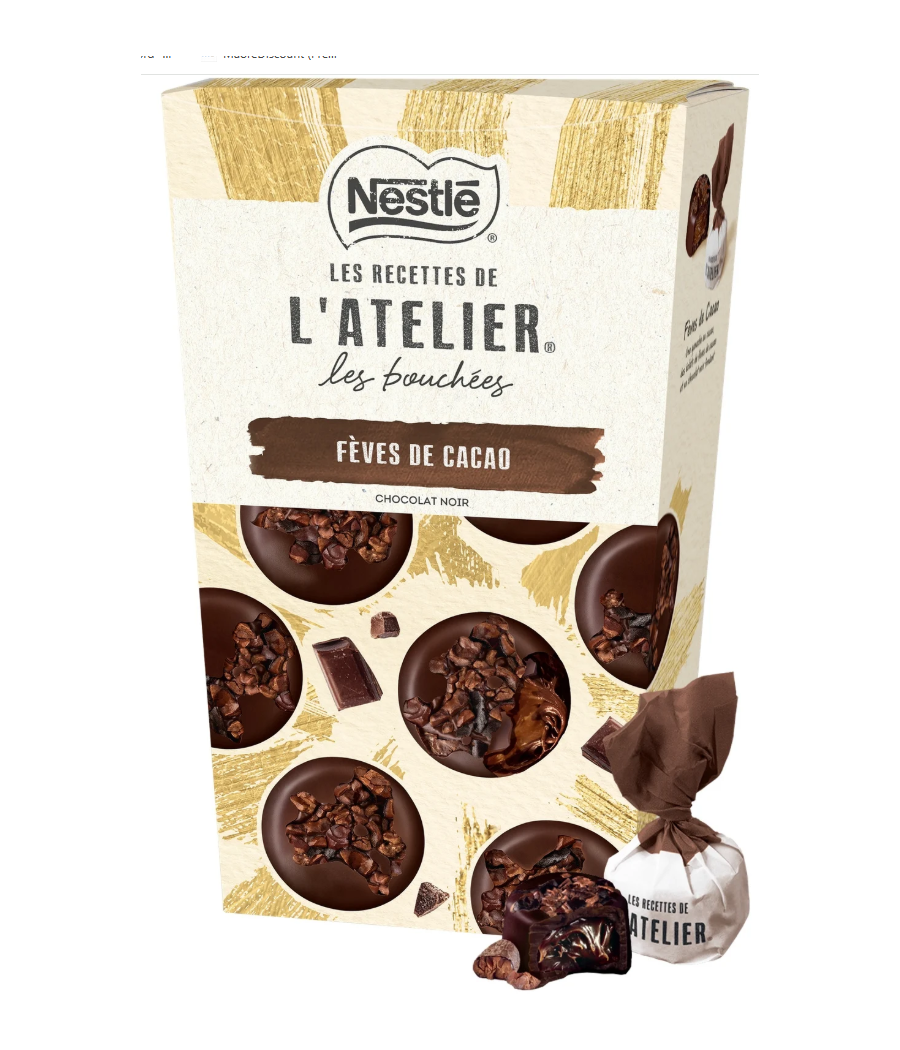L'ATELIER LES BOUCHEES CHOCOLAT NOIR NESTLE