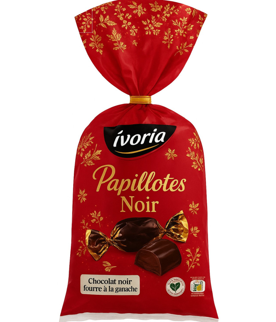SACHET PAPILLOTES CHOCOLAT NOIR - 350G