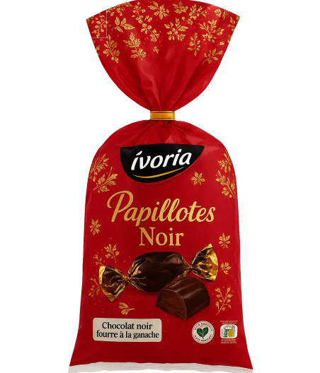 SACHET PAPILLOTES CHOCOLAT NOIR - 350G