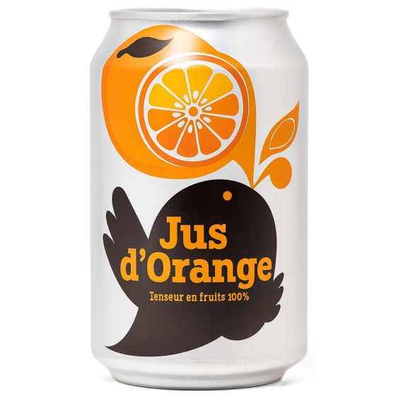 JUS DE FRUITS D'ORANGE SPRING VALLEY 33CL
