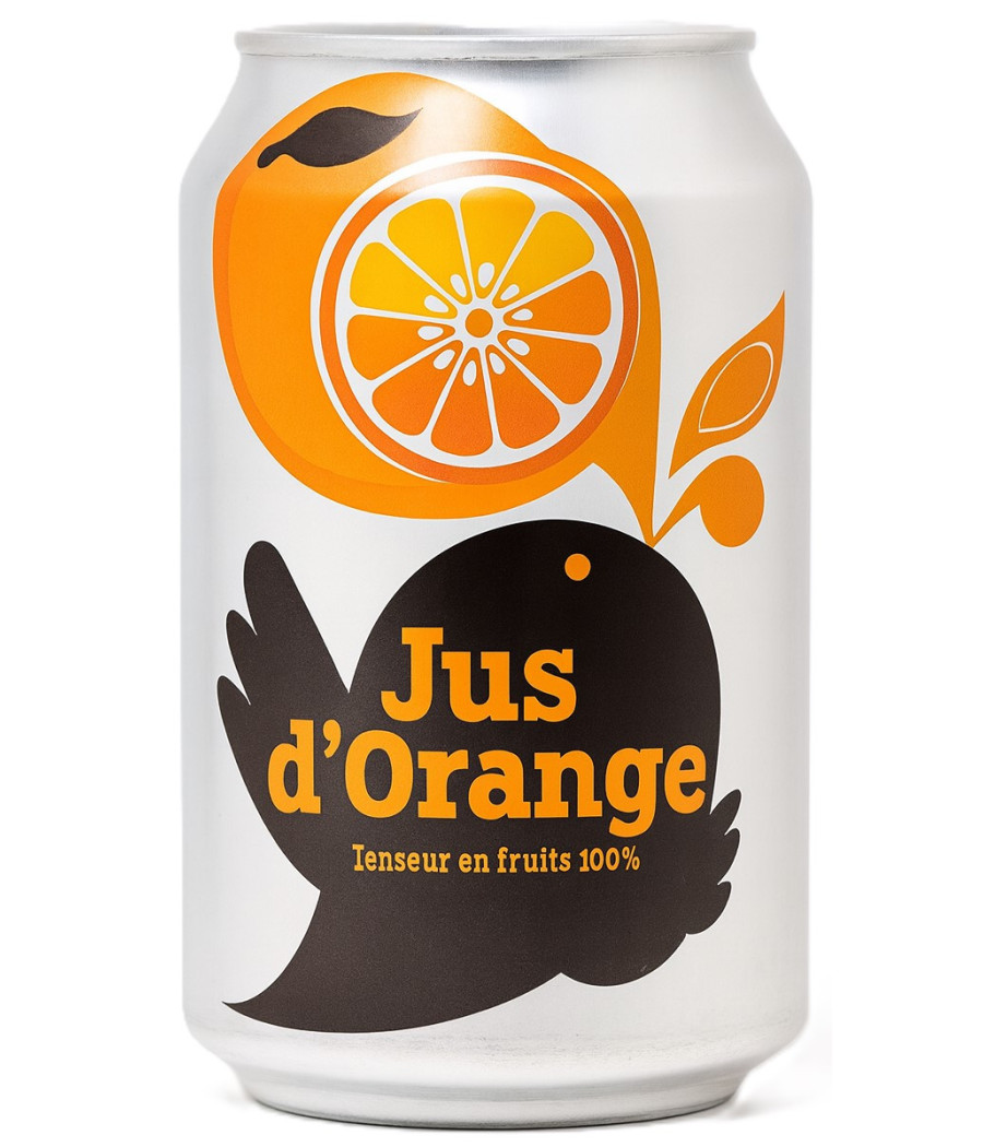JUS DE FRUITS D'ORANGE SPRING VALLEY 33CL