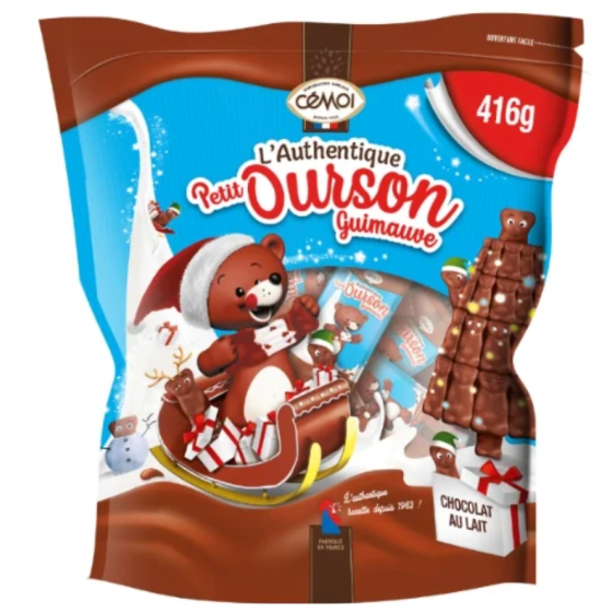 CONFISERIE CEMOI L’AUTHENTIQUE PETIT OURSON GUIMAUVE 416G