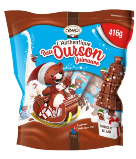 CONFISERIE CEMOI L’AUTHENTIQUE PETIT OURSON GUIMAUVE 416G